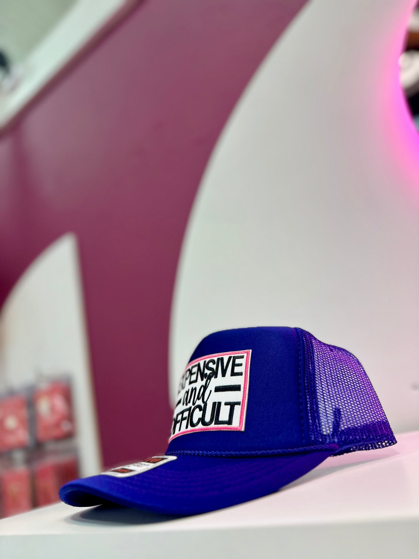 Expensive and Difficult – One-of-One Trucker Hat