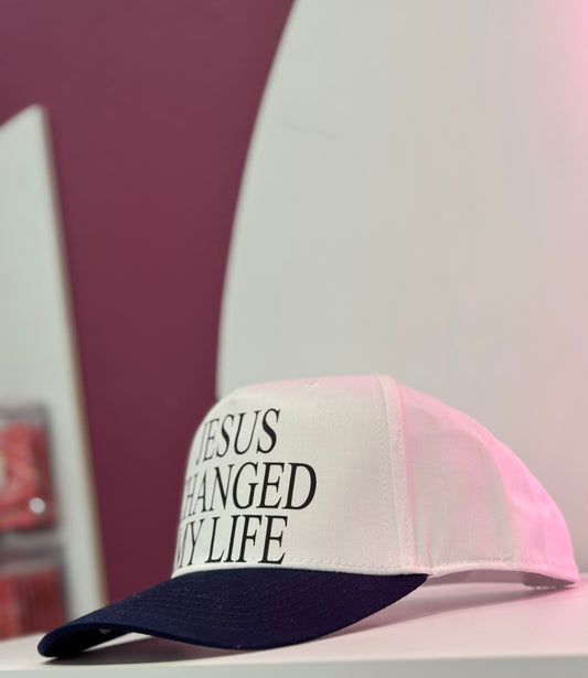 Jesus Changed My Life Trucker Hat