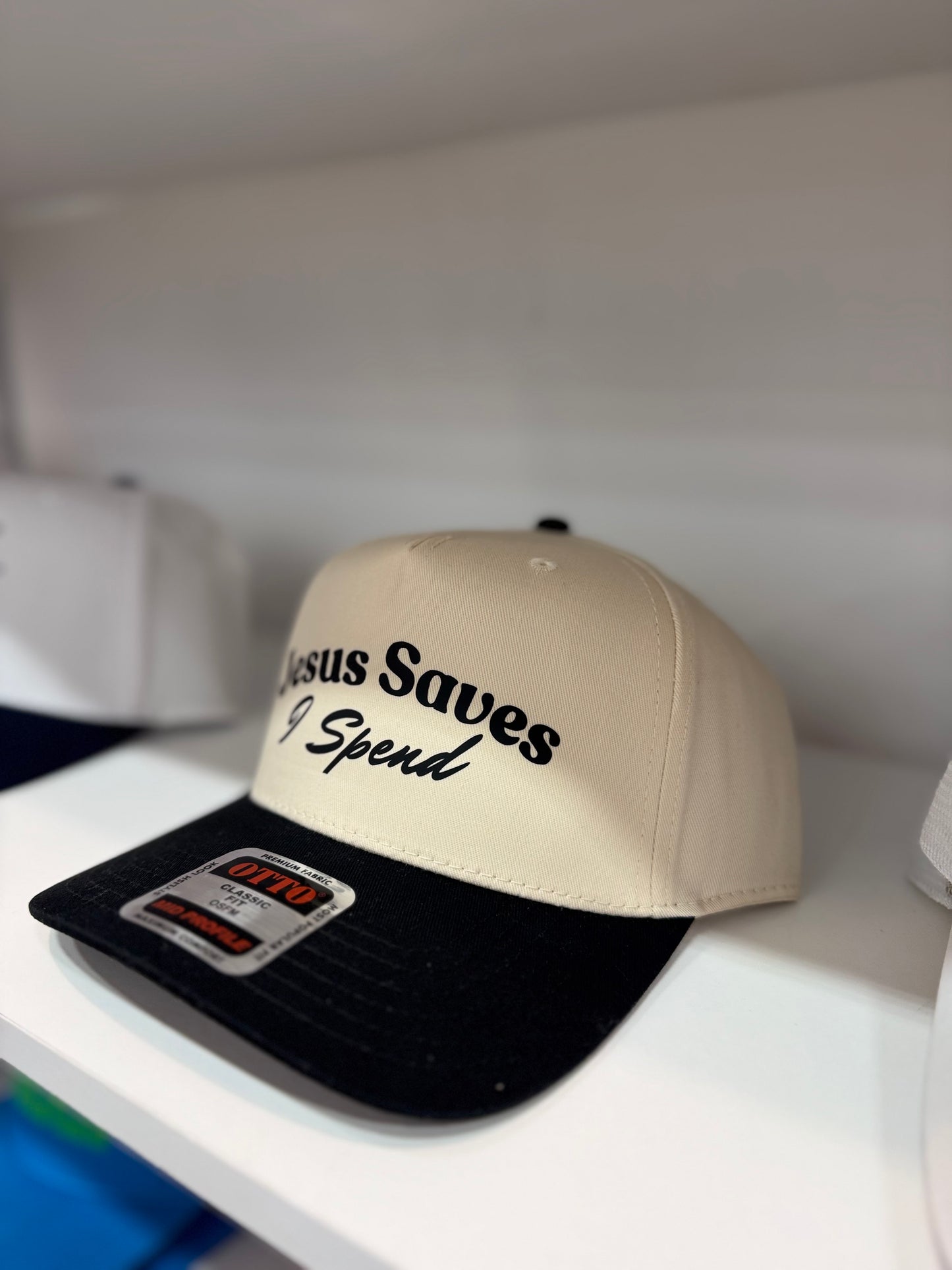 Jesus Saves I Spend Trucker