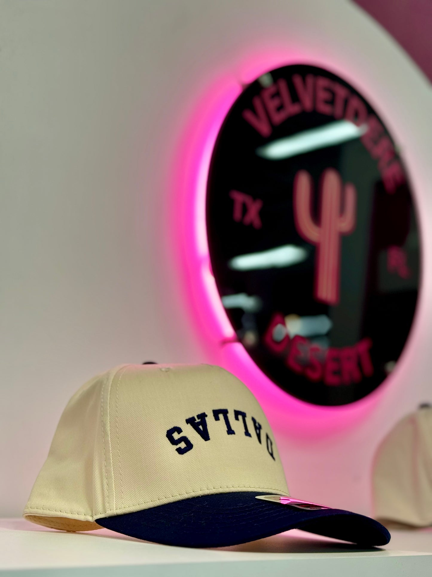 Upside down Dallas Trucker Hat