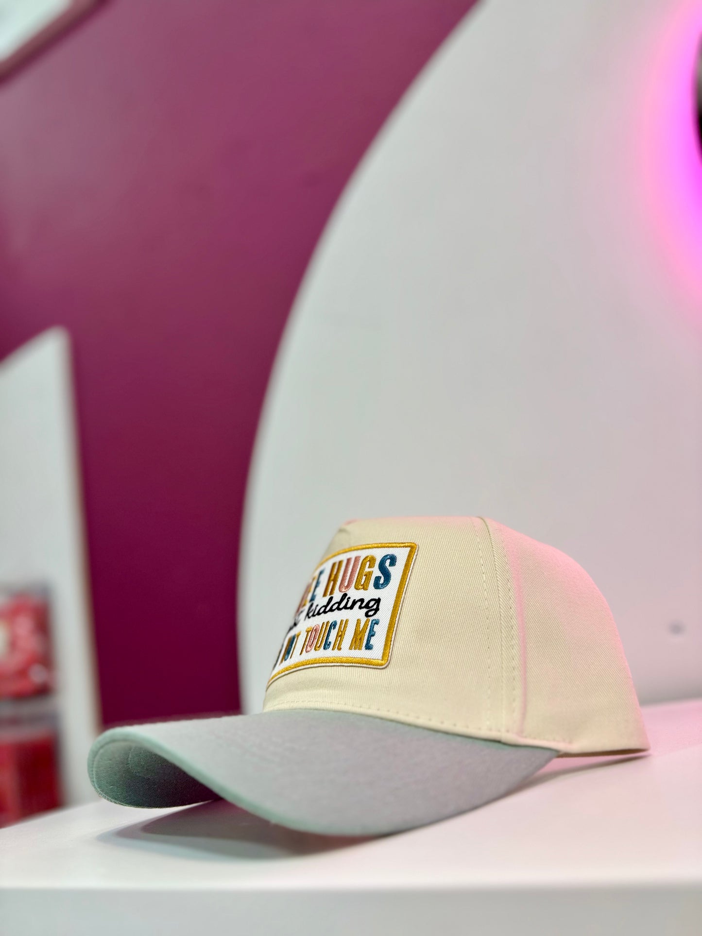 Free Hugs… Just Kidding – One-of-One Trucker Hat
