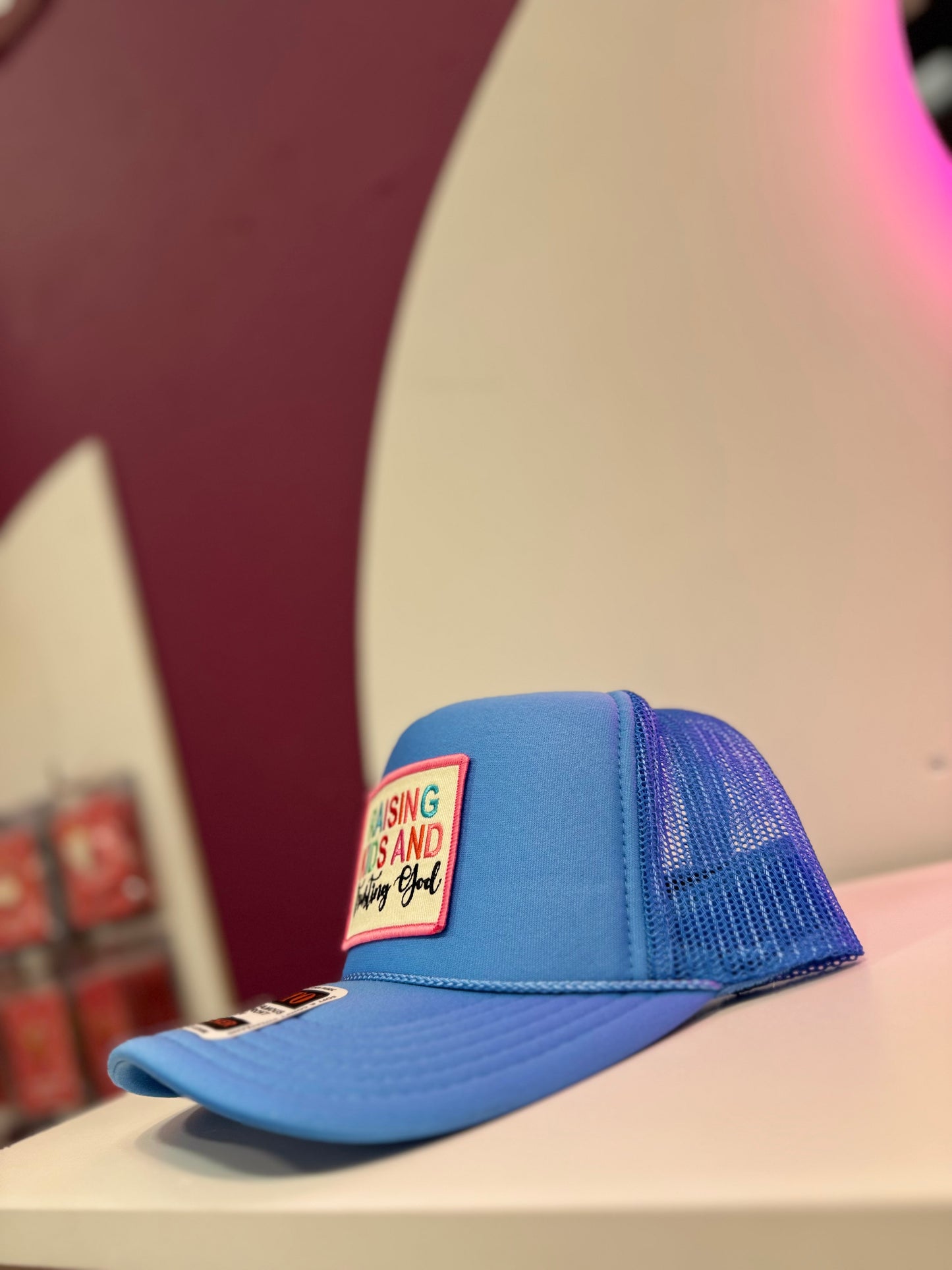 Raising Kids and Trusting God – One-of-One Trucker Hat