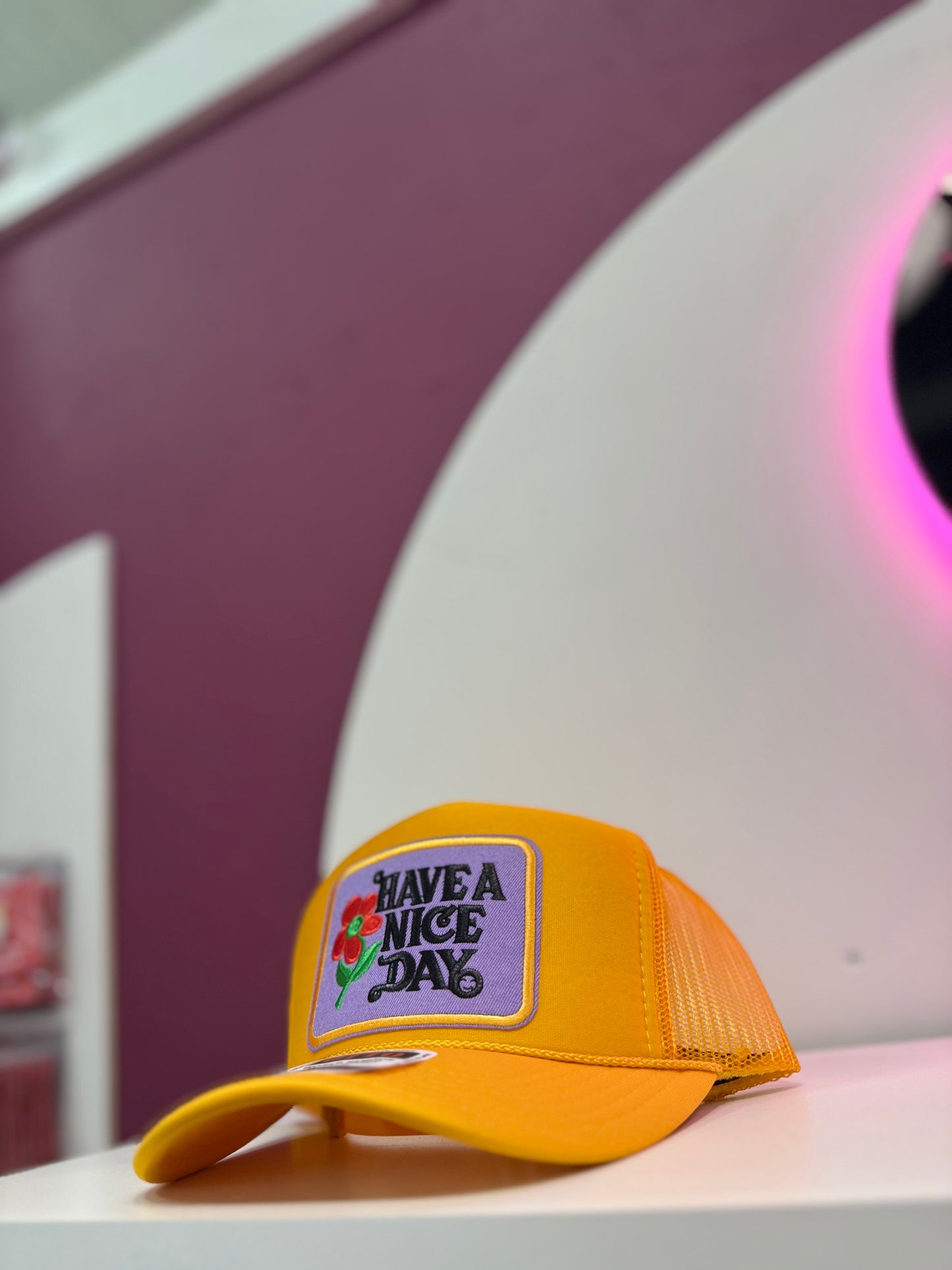 Have a Nice Day Trucker Hat