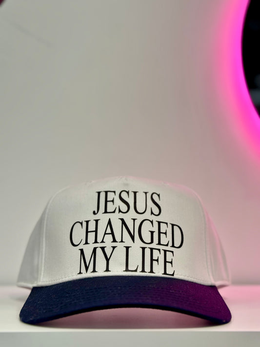 Jesus Changed My Life Trucker Hat