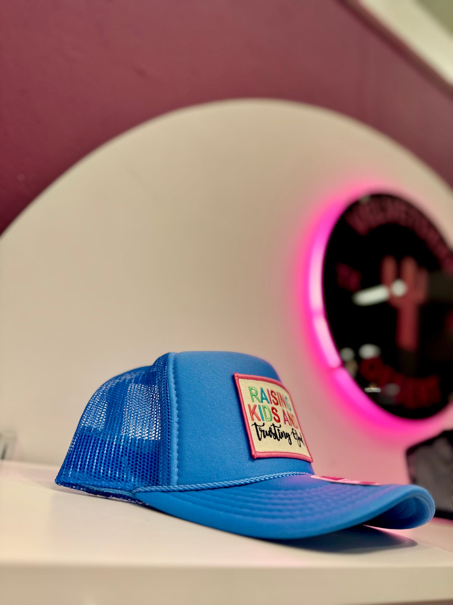 Raising Kids and Trusting God – One-of-One Trucker Hat