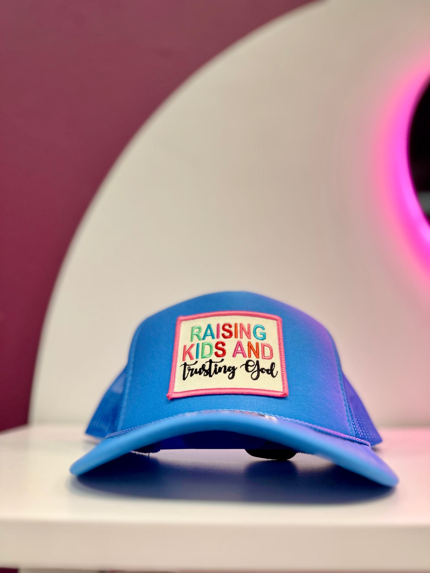 Raising Kids and Trusting God – One-of-One Trucker Hat